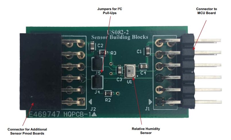 Renesas Electronics US082-HS3001EVZ Feuchtesensor-Pmod™-Board